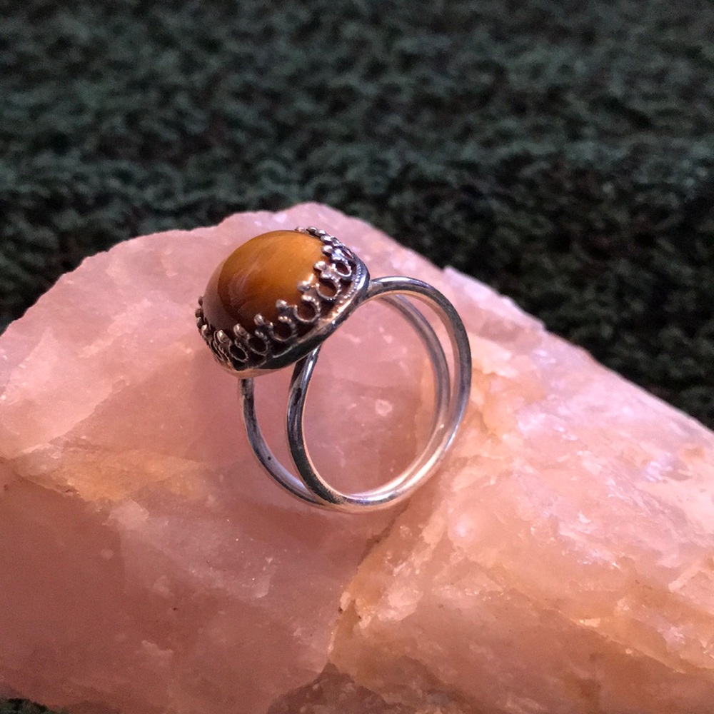 Tigers eye ring - Picture 2 of 4